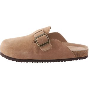 Next - Huisschoenen - Bruin - Leer en Suède - Platte Hak