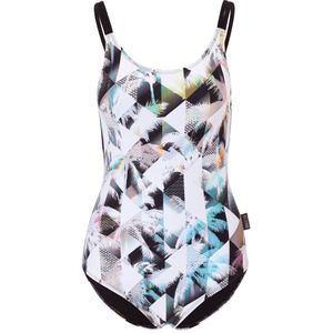 BECO the world of aquasports Badpak 'Heavenly Palms'  zwart / wit