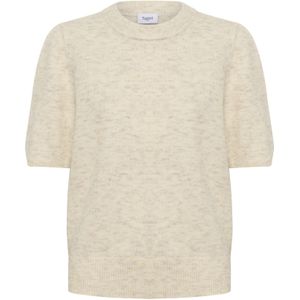 SAINT TROPEZ Trui 'Zanett'  beige gemêleerd