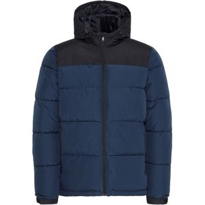 BLEND Winterjas 'Bankli'  enziaan / zwart