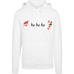 F4NT4STIC Sweatshirt 'Weihnachten Ho Ho Ho'  rood / zwart / wit
