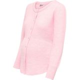 Only Maternity Gebreid vest 'OLMMonique'  rosa