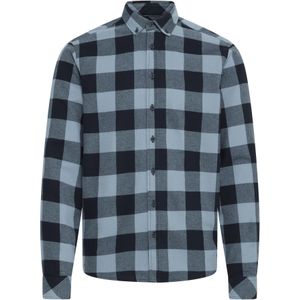 BLEND Overhemd 'BHBUSTER'  nachtblauw / mintgroen