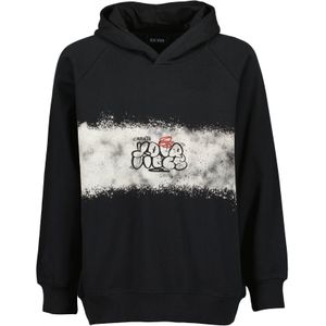 Blue Seven - Hoodie - Zwart - Met Capuchon - Regular Fit