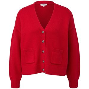s.Oliver Gebreid vest  rood
