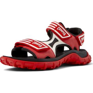 CAMPER Sandalen met riem 'Drift Trail'  rood / zwart / wit