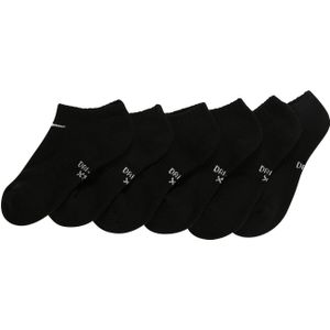 Nike - Dri-FIT Performance Basics - Enkelsokken - 6-Pack - Zwart Wit - Ademend Mesh