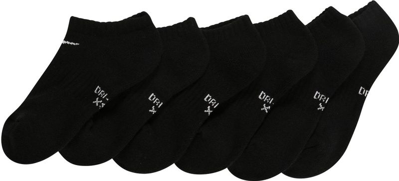 Nike - Dri-FIT Performance Basics - Enkelsokken - 6-Pack - Zwart Wit - Ademend Mesh