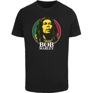 F4NT4STIC Shirt 'Bob Marley'  gemengde kleuren / zwart