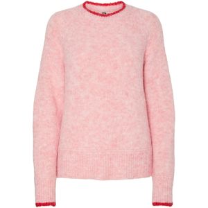 PIECES - PCIvy - Trui - Rosa/Rood - Lange Mouw