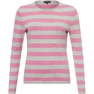 Franco Callegari Trui  zilvergrijs / lichtroze