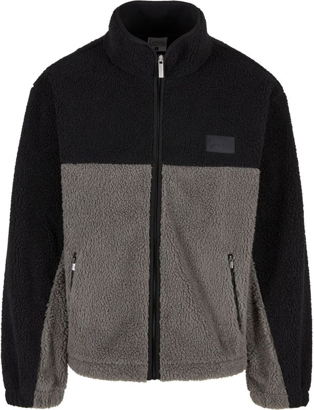 Karl Kani - Fleece Jas - Grijs/Zwart - Werkjassen