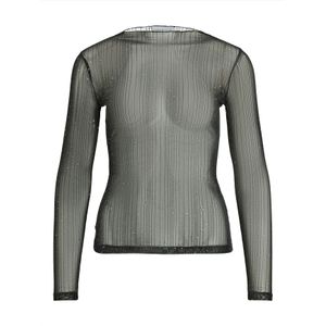 Vila - TURNO - Shirt - Lange Mouwen - Semi-transparant Design