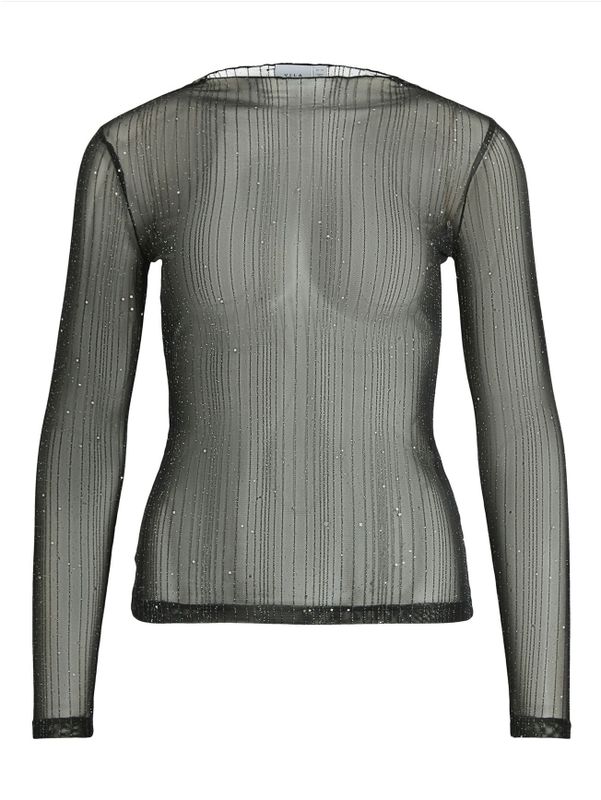 Vila - TURNO - Shirt - Lange Mouwen - Semi-transparant Design