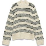 VERO MODA Trui 'VMSKYE'  crème / zwart