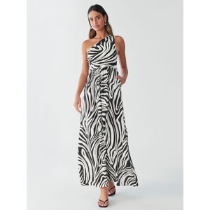 BWLDR Jurk 'LEYLA '  zwart / wit