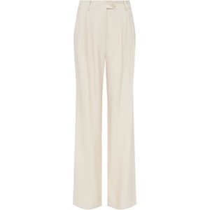 LeGer by Lena Gercke Bandplooibroek 'Edina'  offwhite