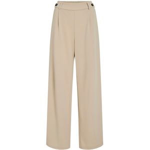 VILA Bandplooibroek  greige