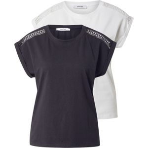 ABOUT YOU Shirt 'Elisa'  zwart / wit