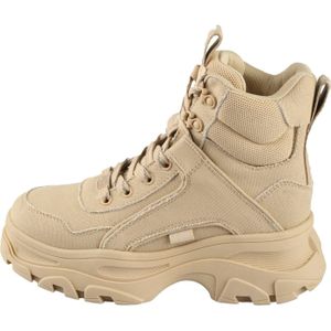 BUFFALO - Venom - Veterlaarsjes - Crème - Met Plateau