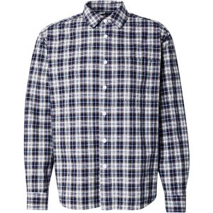 Only & Sons Overhemd 'ONSRAFAEL'  donkerblauw / sepia / wit