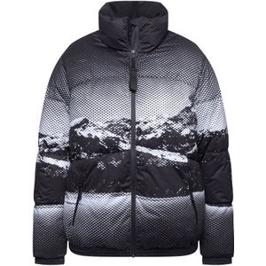 Ulla Popken Winterjas  zwart / wit