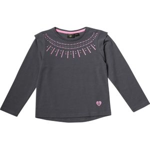 KOROSHI Shirt  geel / donkergrijs / lichtroze