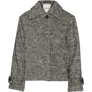 SOAKED IN LUXURY Tussenjas 'Mabel'  zwart gemêleerd