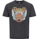 Tapout - Dellano - T-Shirt - Washed Grey - Lockere Passform