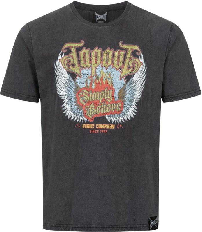 Tapout - Dellano - T-Shirt - Washed Grey - Lockere Passform