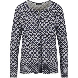 Goldner Shirt  violetblauw / wit