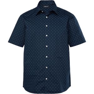 Men Plus Overhemd  navy / wit