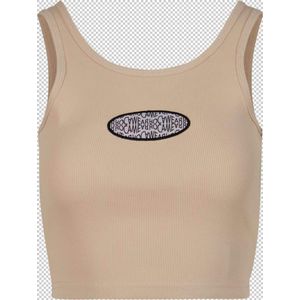 ROCAWEAR Top  beige / zwart / wit