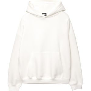 Pull&Bear Sweatshirt 'STWD'  wijnrood / offwhite
