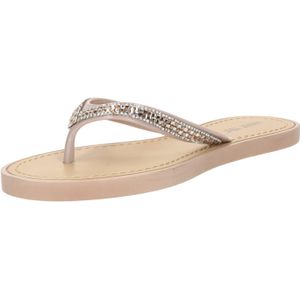 ABOUT YOU Teenslipper 'Paulina'  nude / goud / zilver