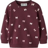 NAME IT - NBFVIMONE - Sweatshirt - Oudroze/Wijnrood/Wit