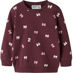 NAME IT - NBFVIMONE - Sweatshirt - Oudroze/Wijnrood/Wit