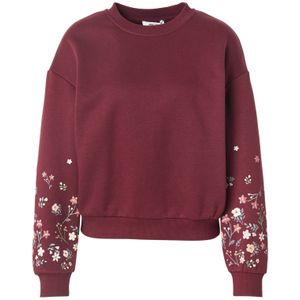 ABOUT YOU Sweatshirt 'Gitta'  hemelsblauw / koraal / bordeaux / wit