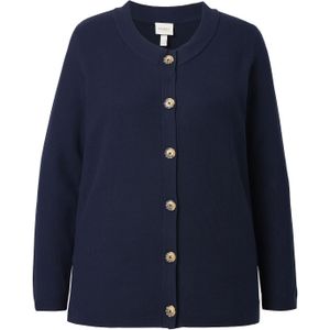 Ulla Popken Gebreid vest  navy