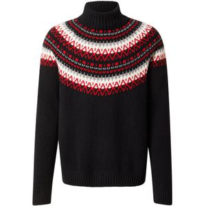 GANT Trui 'FAIR ISLE'  grijs / rood / zwart / wit