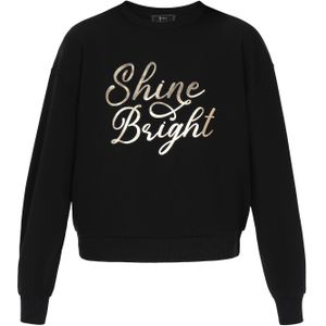 faina Sweatshirt 'Fashion Look'  goud / zwart