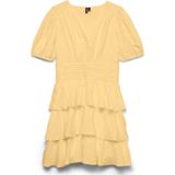 Vmlise - Korte Jurk - V-Hals - Korte Mouwen - Regular Fit