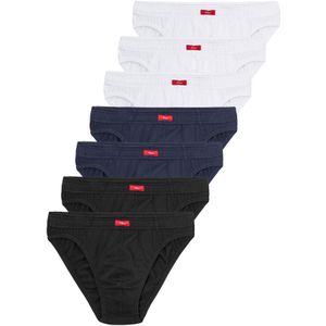 Lange Onderbroeken - Zwart/Navy/Wit - 100% Katoen - Aansluitende Pasvorm