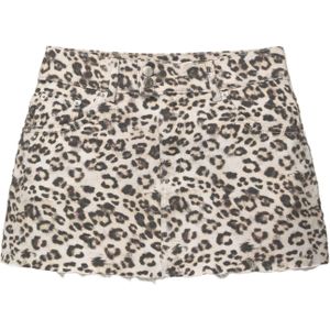 Pull&Bear Rok 'STWD'  cappuccino / donkerbruin / zwart