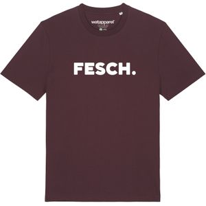 Watapparel Shirt ' Fesch '  donkerrood / wit