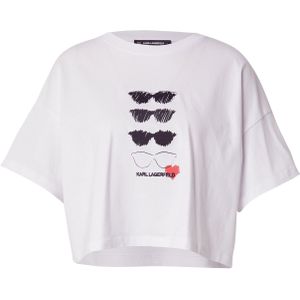 Karl Lagerfeld Shirt  grenadine / zwart / wit