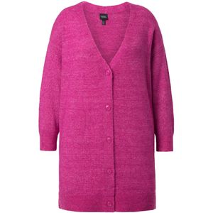 Ulla Popken Gebreid vest  pink