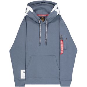 ALPHA INDUSTRIES - Alpha - Hoodie - Duifblauw - Met Capuchon
