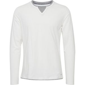 BLEND Shirt 'LEONAS'  grijs / wit