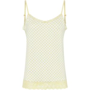 CCDK Copenhagen Slaapshirt 'Kendall'  citroen / wit